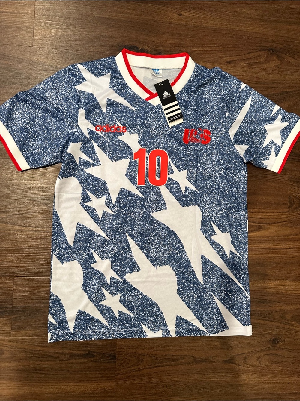 Adidas USMNT USA Roy Wegerle World Cup 1994 Soccer Football Jersey